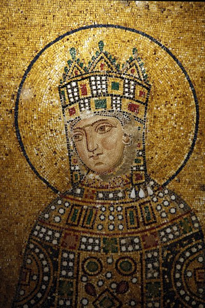 Hagia Sophia mosaico detalhe : Imperatriz Zoe Istambul Turquie de Unbekannt