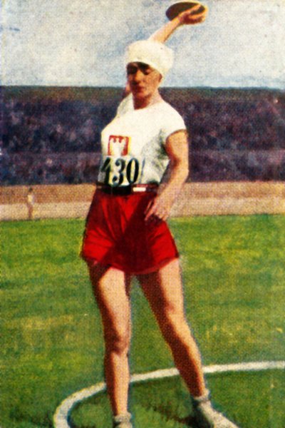 Halina Konopacka, da Polônia, lançadora de discos campeã mundial, 1928. de Unbekannt