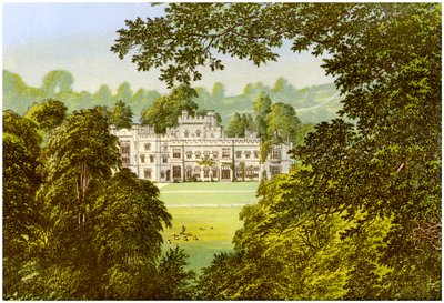 Hampton Court, Herefordshire, casa da família Arkwright, c1880 de Unbekannt
