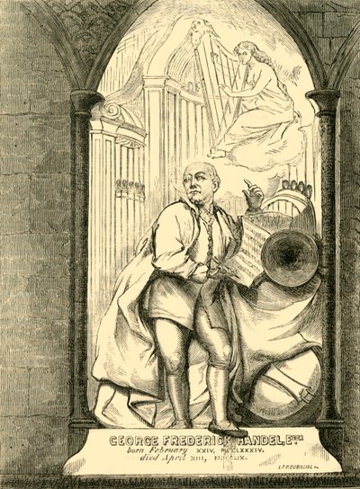 Monumento de Handels, 1881. de Unbekannt