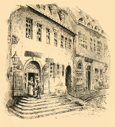 Local de nascimento de Handels, Halle, Saxônia, 1907. de Unbekannt