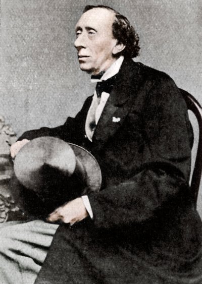 Hans Christian Andersen, autor e poeta dinamarquês, meados do século XIX de Unbekannt
