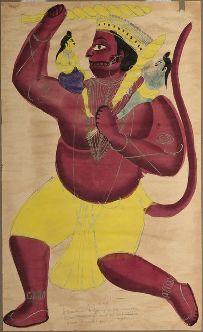 Hanuman, c. 1880 de Unbekannt