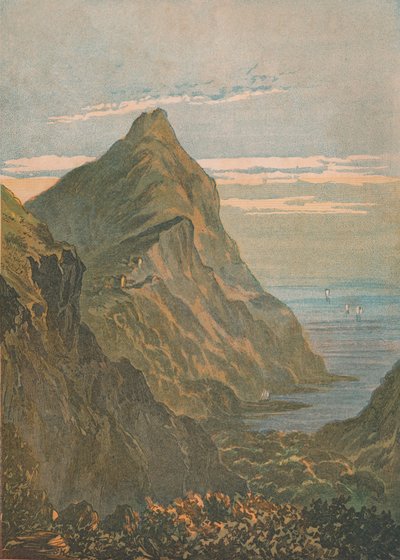 Hartland Point. Perto de Clovelly, North Devon, 1864. de Unbekannt