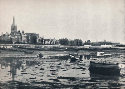 Harwich - a praia na maré baixa, 1895 de Unbekannt