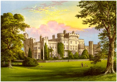 Castelo de Hawarden, Flintshire, País de Gales, casa de William Gladstone, c1880 de Unbekannt