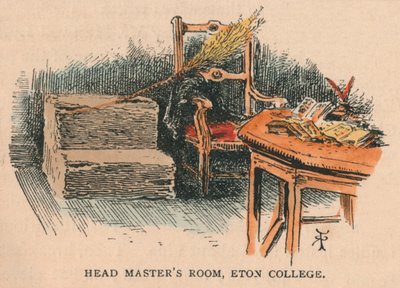 Head Masters Room, Eton College, século XIX. de Unbekannt