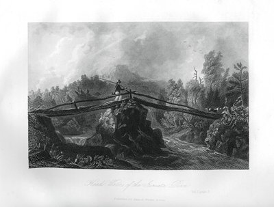 Águas principais do rio Juniata, Pensilvânia, 1855 de Unbekannt