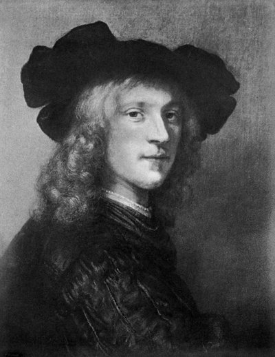 Cabeça do retrato de Um Homem com um Falcão, 1643, 1901 de Unbekannt