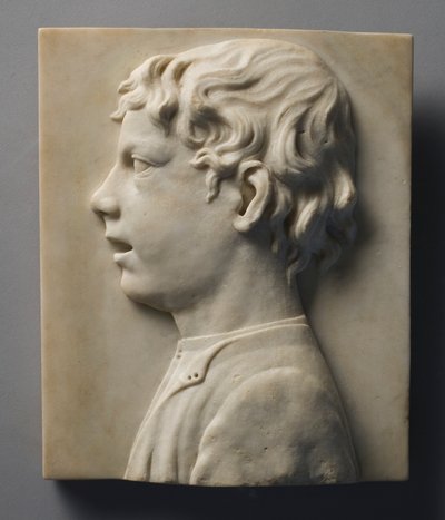 Cabeça de um menino, c. 1460 de Unbekannt