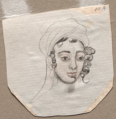 Cabeça de um jovem, início do século XIX. de Unbekannt