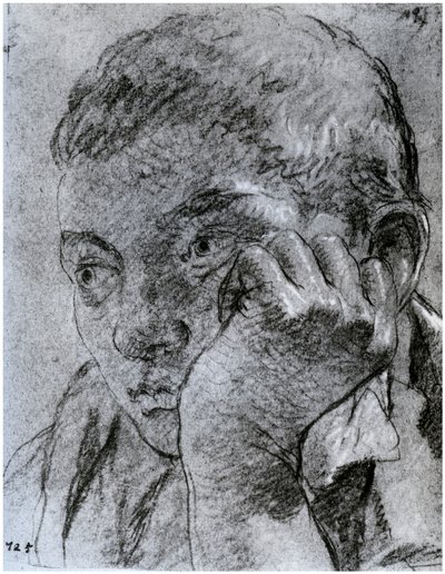 Chefe de uma Juventude, c1750-1753 1958 de Unbekannt