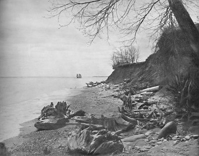 Indo para a costa, lago Michigan, c1897. de Unbekannt