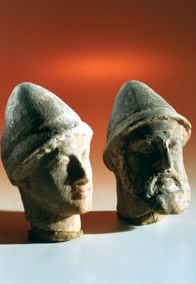 Chefes de dignitários, Kerkouane, Tunísia, século III aC de Unbekannt
