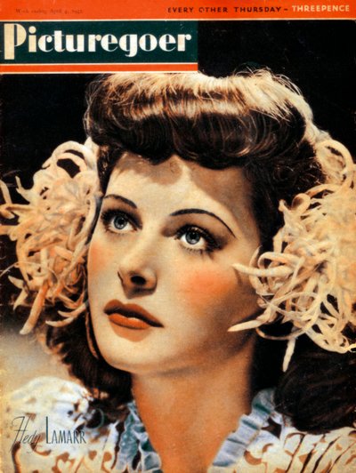 Hedy Lamarr 1914-2000, atriz americana nascida na Áustria, 1942 de Unbekannt