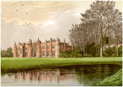 Hengrave Hall, Suffolk, casa da família Gage, c1880 de Unbekannt