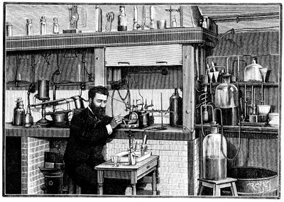 Henri Moissan, químico francês, c1883 1903 de Unbekannt
