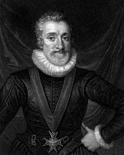 Henrique IV, primeiro rei Bourbon da França, c1830 de Unbekannt