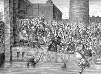 Henrique IV da França entrando em Paris, 22 de março de 1594 de Unbekannt