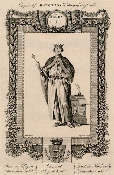 Henrique I, 1068-1135, c1787 de Unbekannt