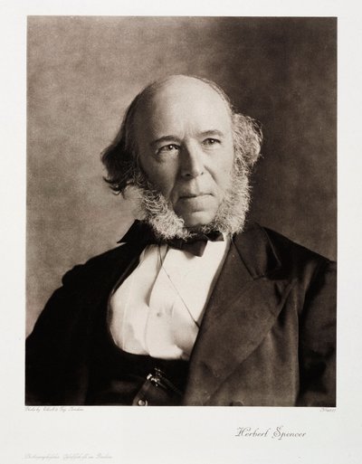 Herbert Spencer, filósofo social inglês de Unbekannt