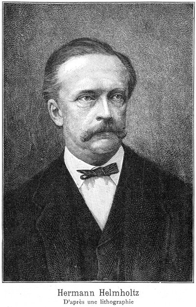 Hermann von Helmholtz 1821-1894, físico alemão, século XIX de Unbekannt