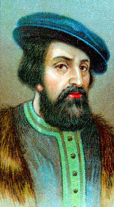 Hernan Cortes 1485-1547, conquistador espanhol que conquistou o México de Unbekannt