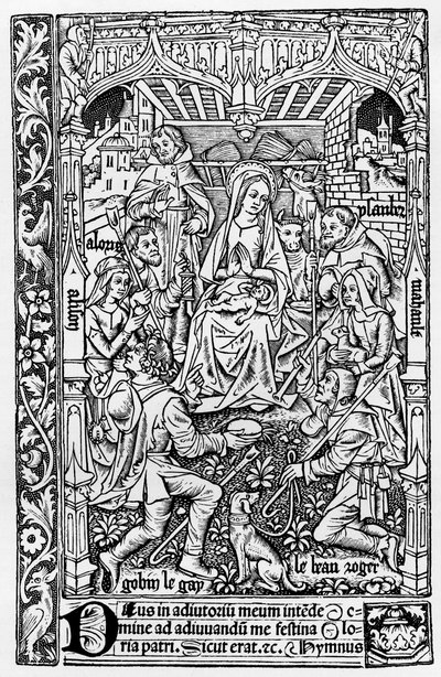 Horas a lusaige de Romme, Paris, Pigouchet for Vostre, 20 de dezembro de 1502, 1910 de Unbekannt
