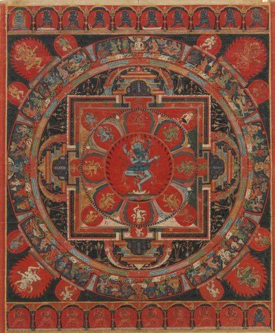 Mandala de Hevajra, século XV. de Unbekannt