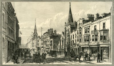 Rua principal, Southampton, 1898. de Unbekannt