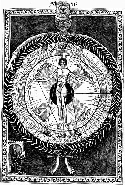Hildegard de Bingen 1098-1179, abadessa e mística alemã de Unbekannt