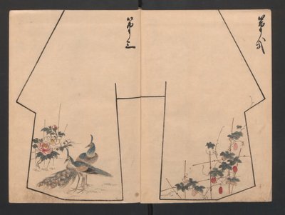 Livro Modelo Hinagata cho, século XIX. de Unbekannt