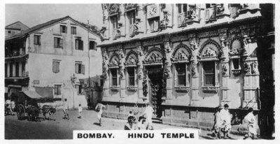 Templo Hindu, Bombaim, Índia, c1925 de Unbekannt
