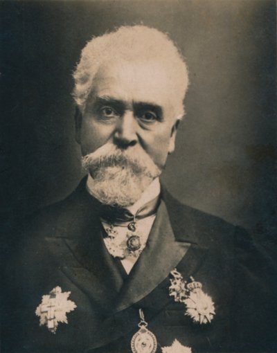 Hiram Stevens Maxim, 1840-1916. Inventor e engenheiro britânico nascido na América, 1894-1907 de Unbekannt