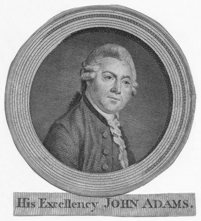 Sua Excelência John Adams, c1783. de Unbekannt