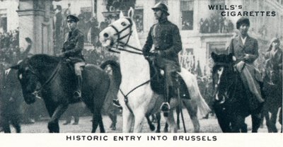 Entrada histórica em Bruxelas, 1918 1937 de Unbekannt
