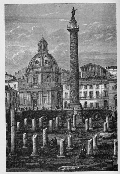 História da Roma Antiga. Gravuras de Roma de 1872 de Unbekannt