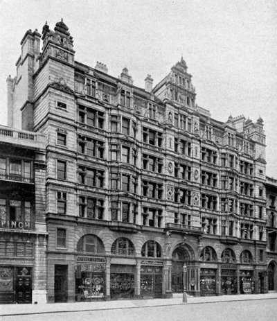 Frente Holborn do Birkbeck Bank, Londres, 1904 de Unbekannt