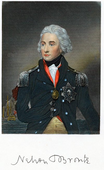 Horatio Nelson, 1º visconde Nelson, comandante naval inglês de Unbekannt