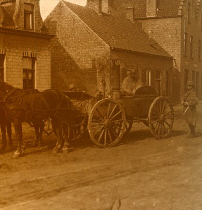 Cozinha puxada a cavalo, c1914-c1918 de Unbekannt