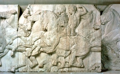 Cavaleiros do friso do Parthenon, 438-432 aC de Unbekannt