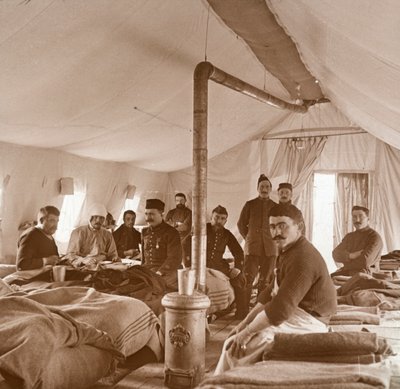 Hospital, Suippes, Somme, norte da França, c1914-c1918 de Unbekannt