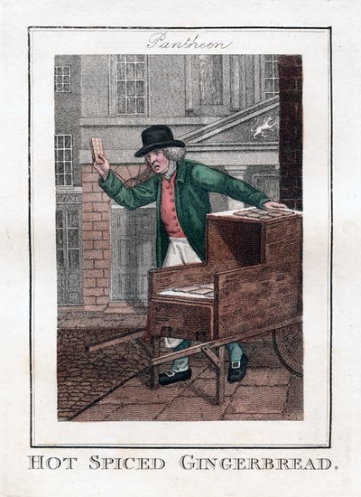 Pão de Gengibre Temperado Quente, Panteão, Londres, 1806 de Unbekannt