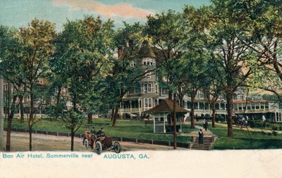 Hotel Bon Air, Augusta, Geórgia, c1910 de Unbekannt