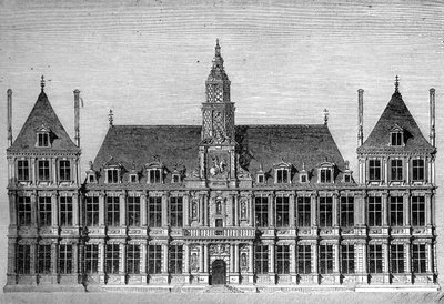 Hotel de Ville, Reims, França, 1882-1884 de Unbekannt