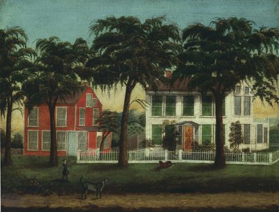 Casas no Fox River, Illinois, 188190. de Unbekannt