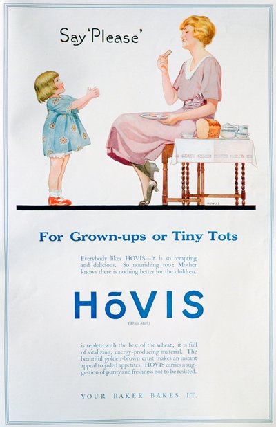 Anúncio do pão Hovis, 1921 de Unbekannt