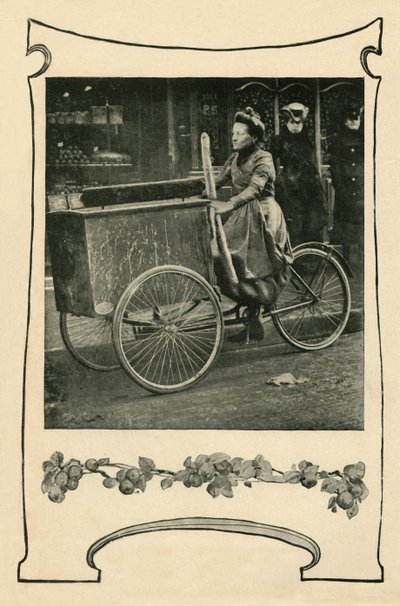 Como o pão é entregue em Paris, 1901. de Unbekannt