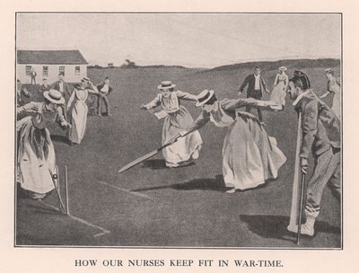 Como nossas enfermeiras se mantêm em forma no período da guerra, 1901 1912 de Unbekannt