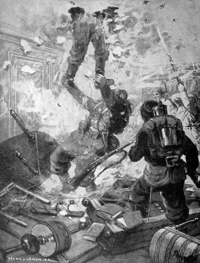 Como o castelo foi tomado, Primeira Guerra Mundial, França, 1915 de Unbekannt